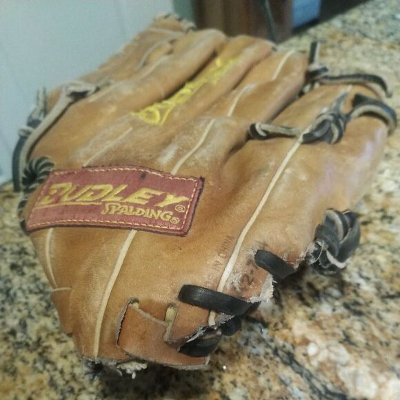 Rare Dudley Baseball Softball Spalding DSG5 12.5" Leather Left Hand Throw Glove - Picture 9 of 12